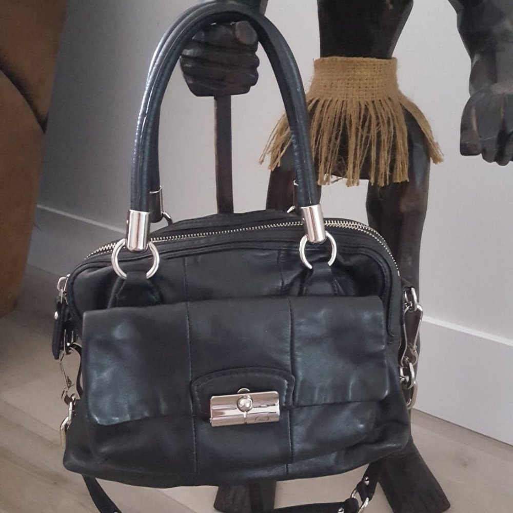 Coach leather purse